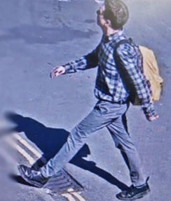 Mr Hill was last seen wearing brown chino trousers, a black checked shirt, a green coat and a yellow rucksack