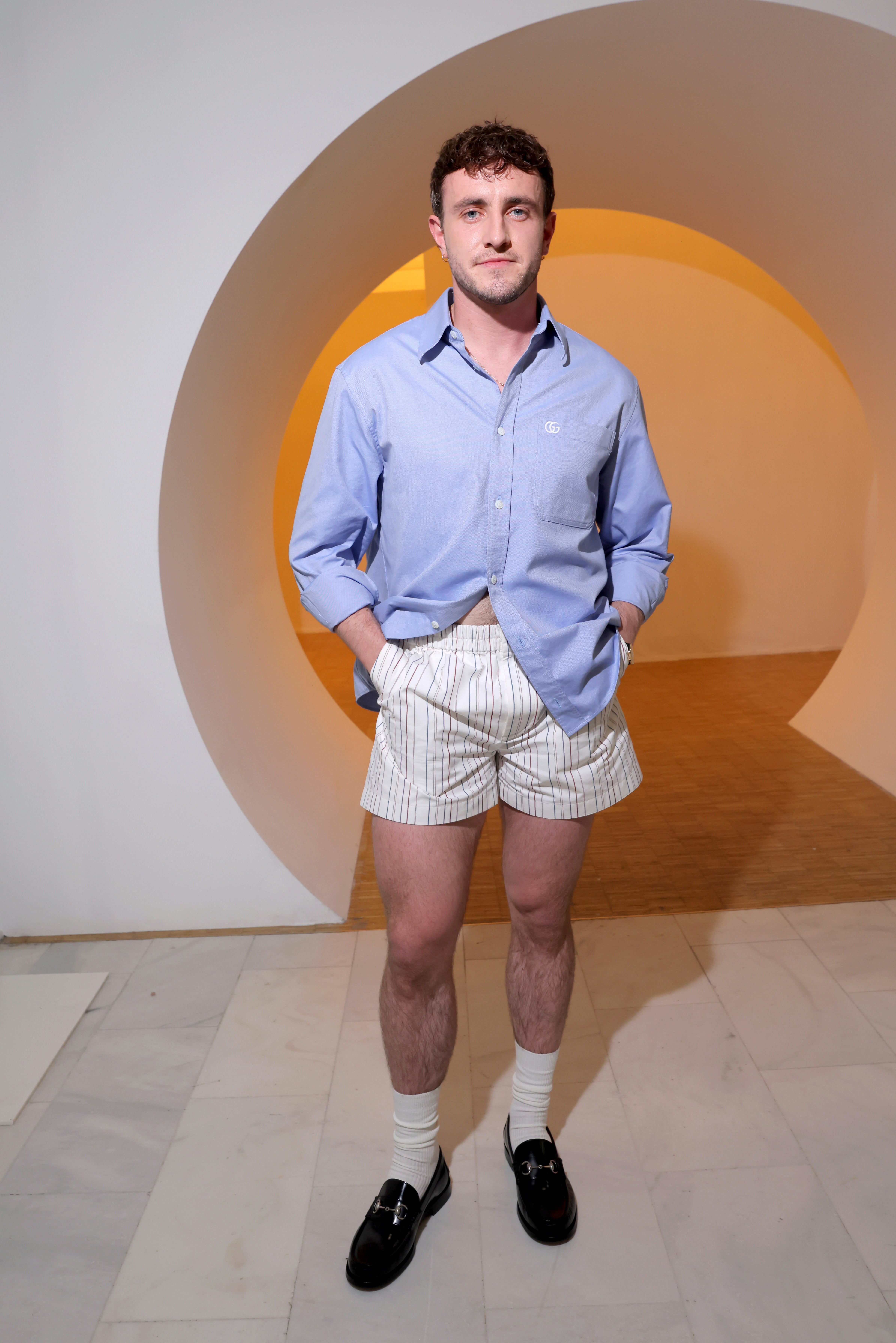 paul mescal, gucci, summer, who loves short shorts? paul mescal and a lot of men who should know better
