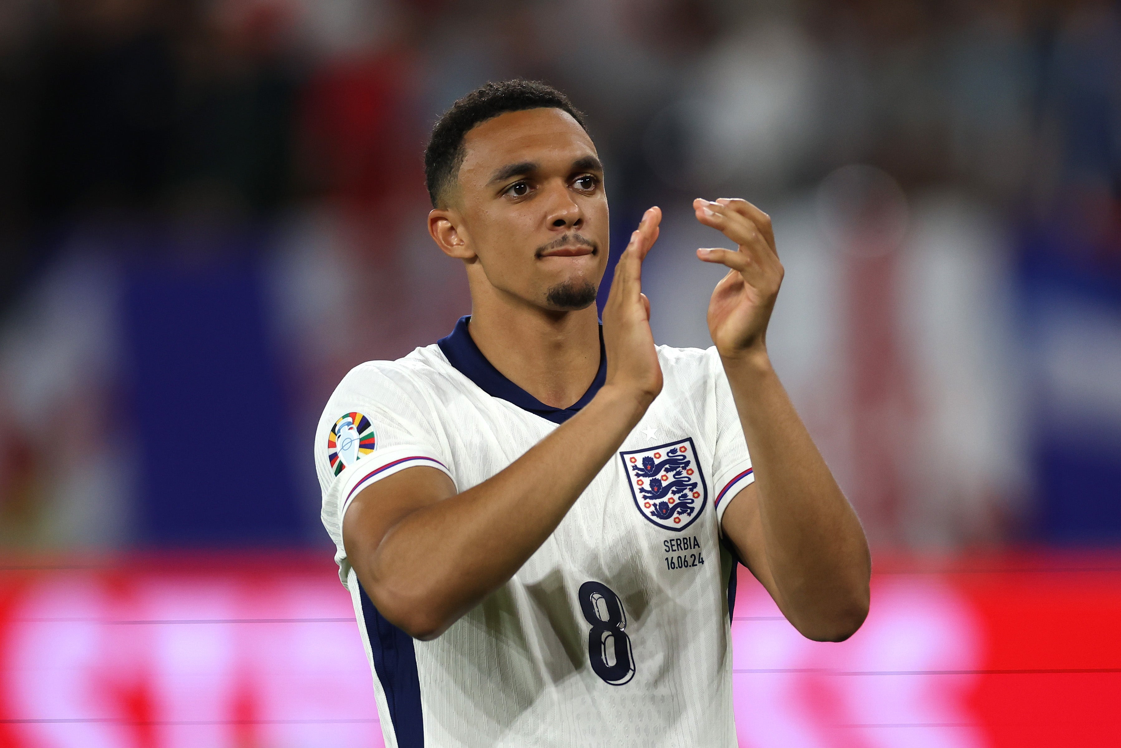 Trent Alexander-Arnold received mixed reviews for his performance in midfield against Serbia