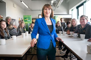 Shadow Chancellor Rachel Reeves visited Morrisons in Swindon to meet shoppers and staff alongside Labour leader Sir Keir Starmer and discuss the cost of living with staff.