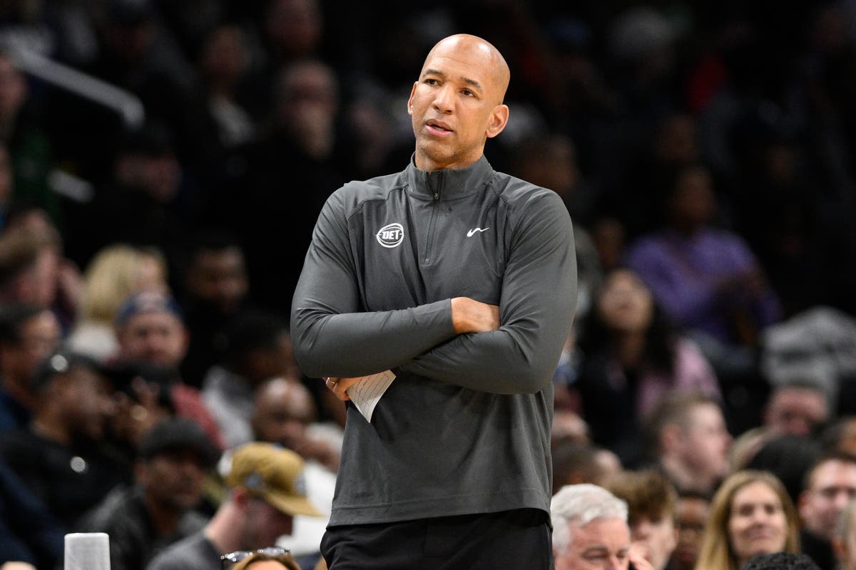 Detroit Pistons fire coach Monty Williams after one season that ended with NBA's worst record