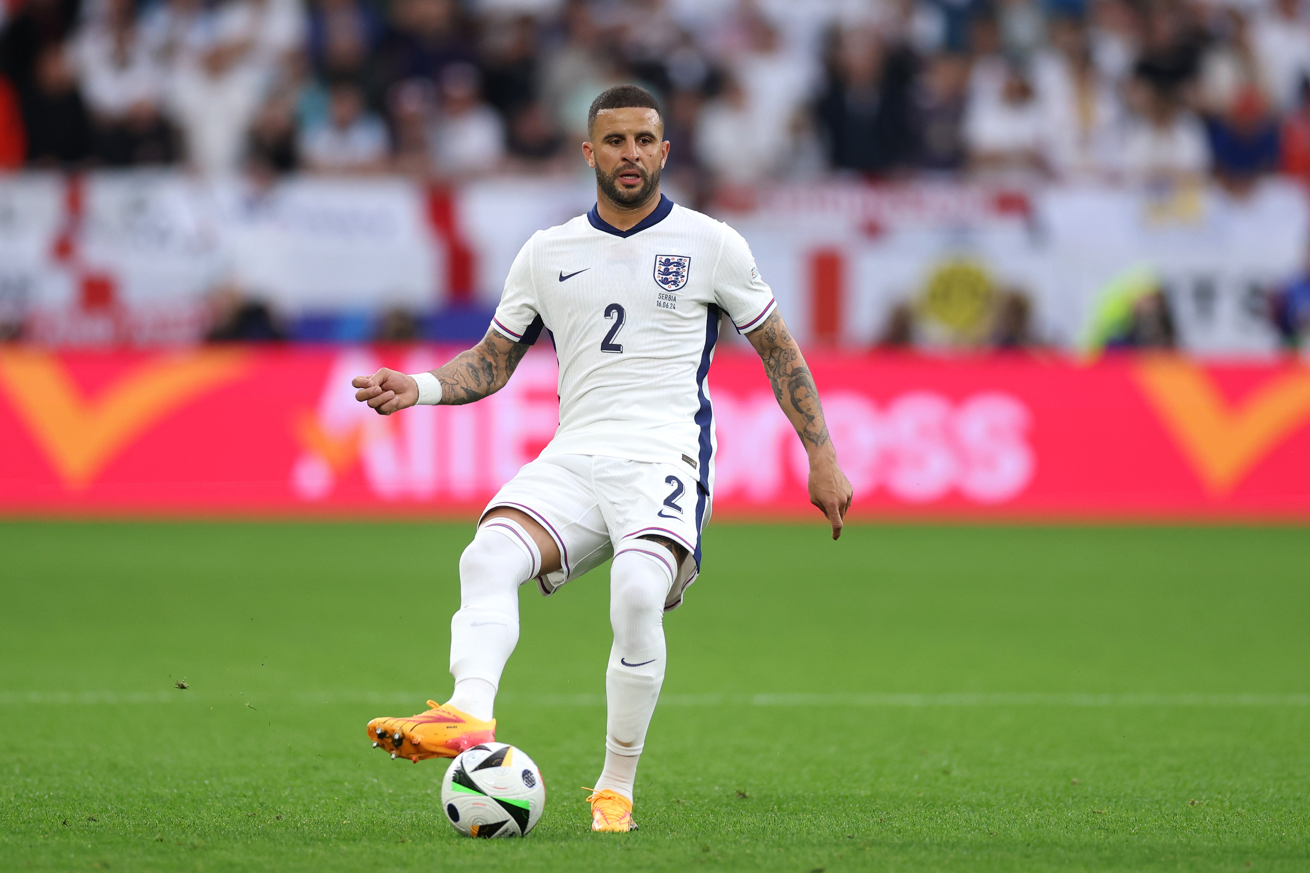 Kyle Walker doesn’t read or listen to discussion about England during a tournament