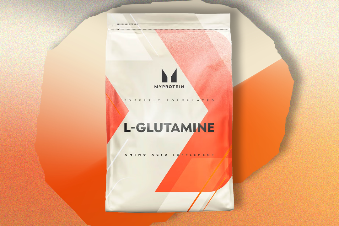 Myprotein’s L Glutamine supplement comes in powder form