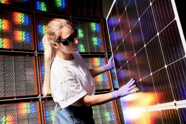 <p>Oxford PV is among the world’s first companies to be commercialising solar panels that use the so-called ‘miracle material’ perovskite</p>
