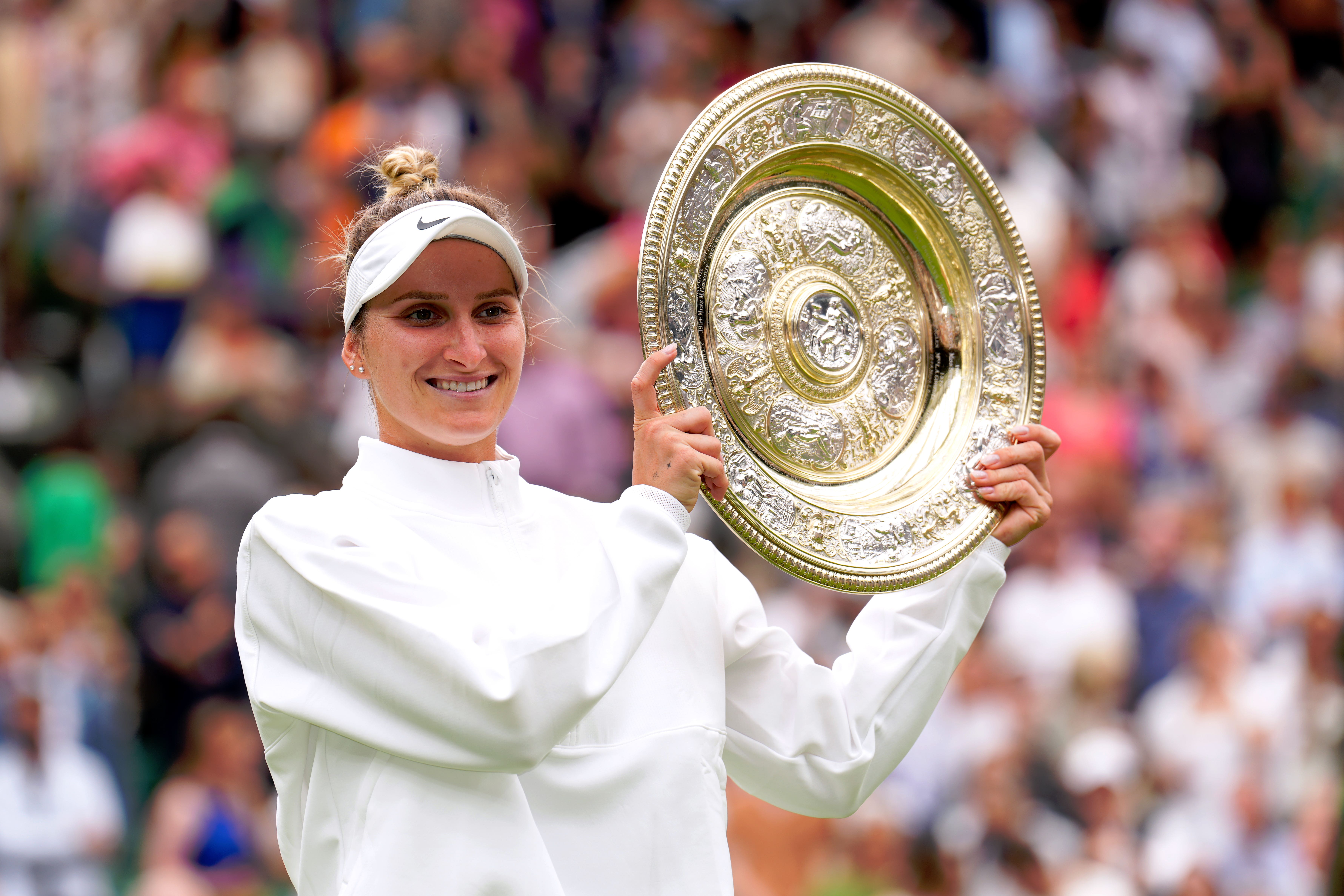 Marketa Vondrousova brilliantly won the women’s singles title at Wimbledon last year