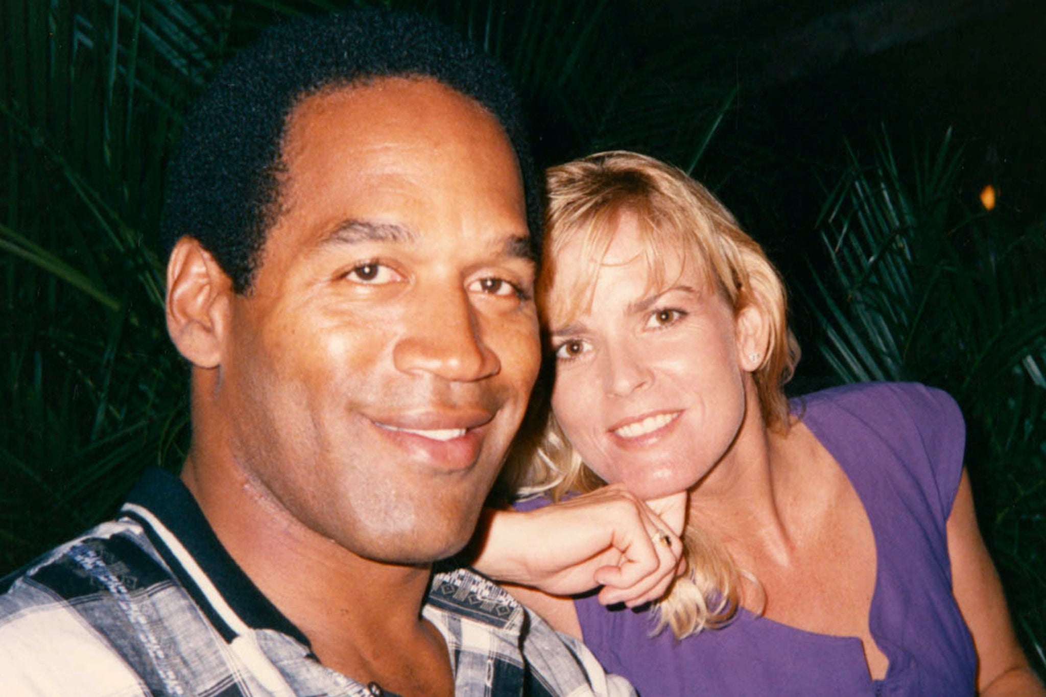 OJ Simpson was acquitted for the murder of his wife Nicole Brown Simpson in 1995; pictured here on vacation in Mexico in 1989