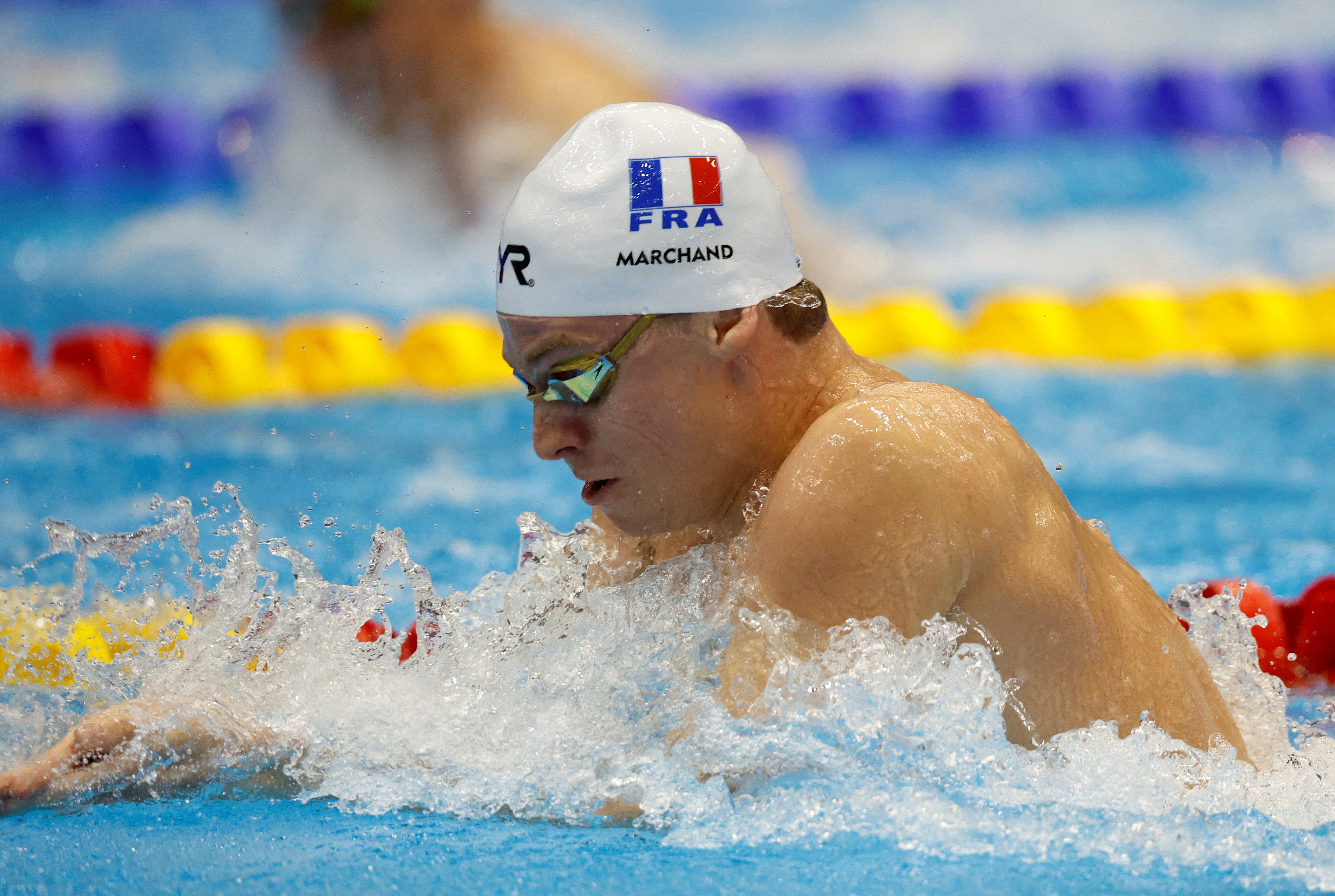 olympics, paris 2024, superstar swimmer leon marchand suffers ‘blurred vision’ ahead of bizarre olympic double