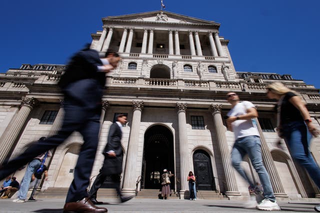 <p>Sunshine over the Bank of England on Thursday – but more gloom for borrowers</p>