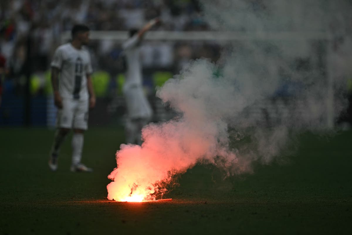 Slovenia v Serbia LIVE: Euro 2024 result as fans launch flares on pitch after dramatic Luka Jovic equaliser