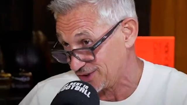 <p>Gary Lineker addresses viral Frank Lampard jibe.</p>