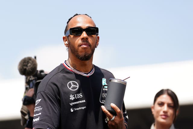 Lewis Hamilton called for “support not negativity” in response to claims of sabotage at Mercedes (David Davies/PA)