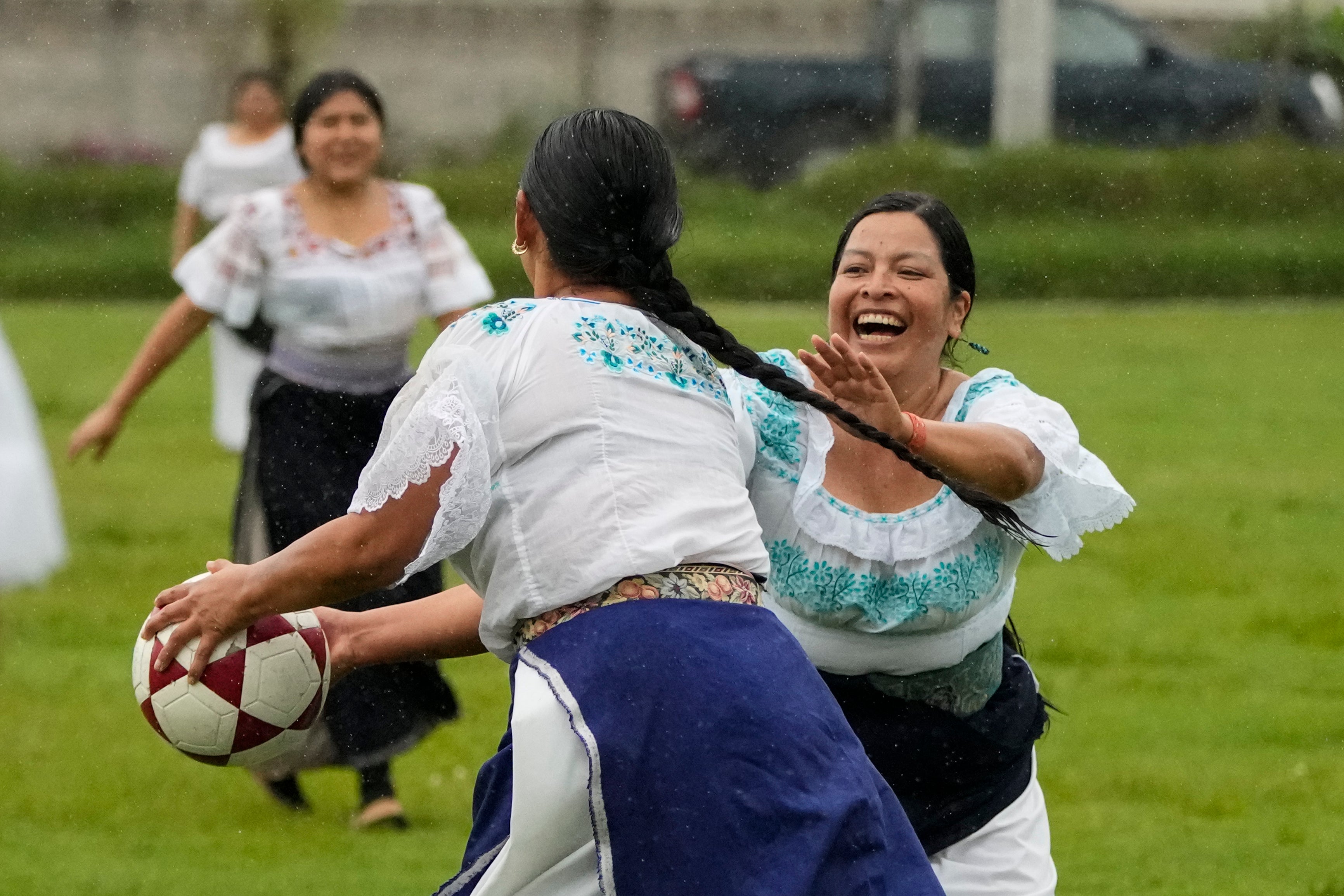 Ecuador Handball Indigenous Women