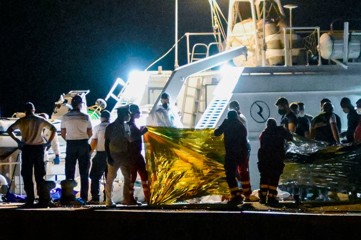 Italian coast guard recovers 12 more bodies of shipwreck victims in the Ionian Sea