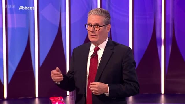 <p>Starmer refuses to say if Corbyn would have made a good prime minister in BBC Question Time clash.</p>