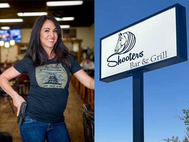 <p>Part of Lauren Boebert’s fame came from her gun-themed restaurant Shooters Grill in Rifle, Colorado — Boebert has left that district and closed her restaurant, but another Shooters exists in the distract she’s desperately hoping to win next week</p>