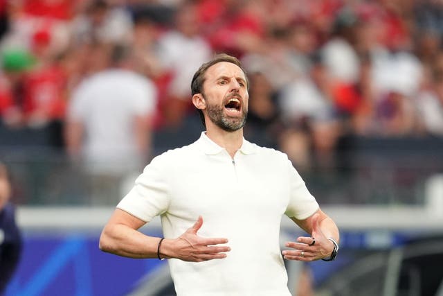 Gareth Southgate knows he has to help England kick on at Euro 2024 (Adam Davy/PA)