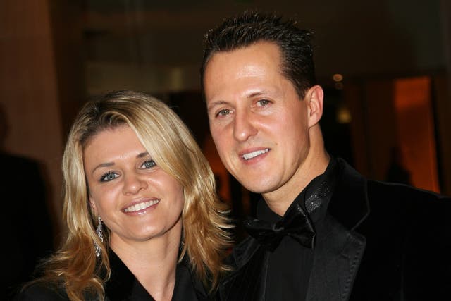 <p>Michael Schumacher and wife Corinna attend the 2006 FIA Gala Prize Giving Ceremony </p>