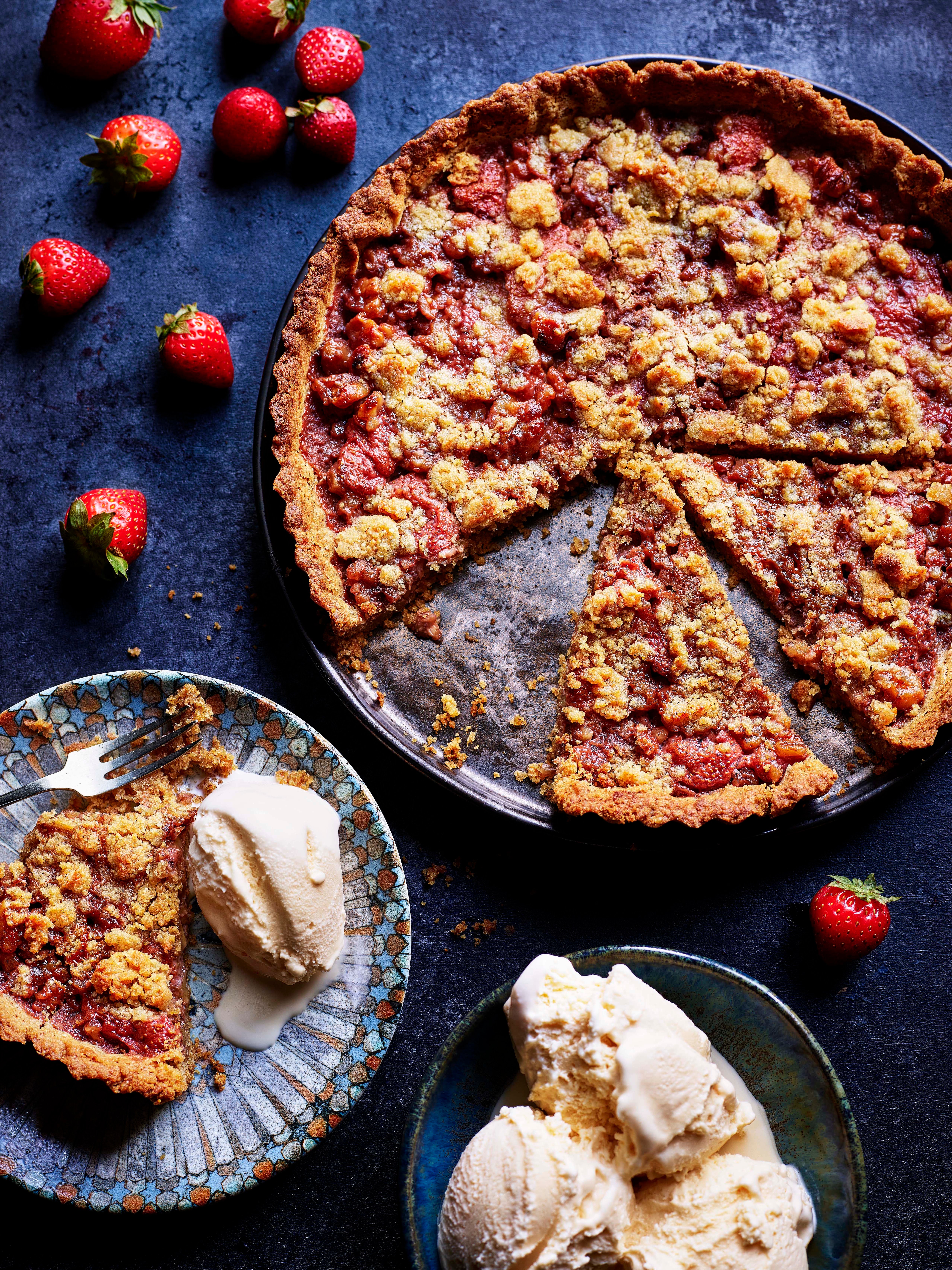 This warm wild strawberry crostata is inspired by an Italian bakery treat