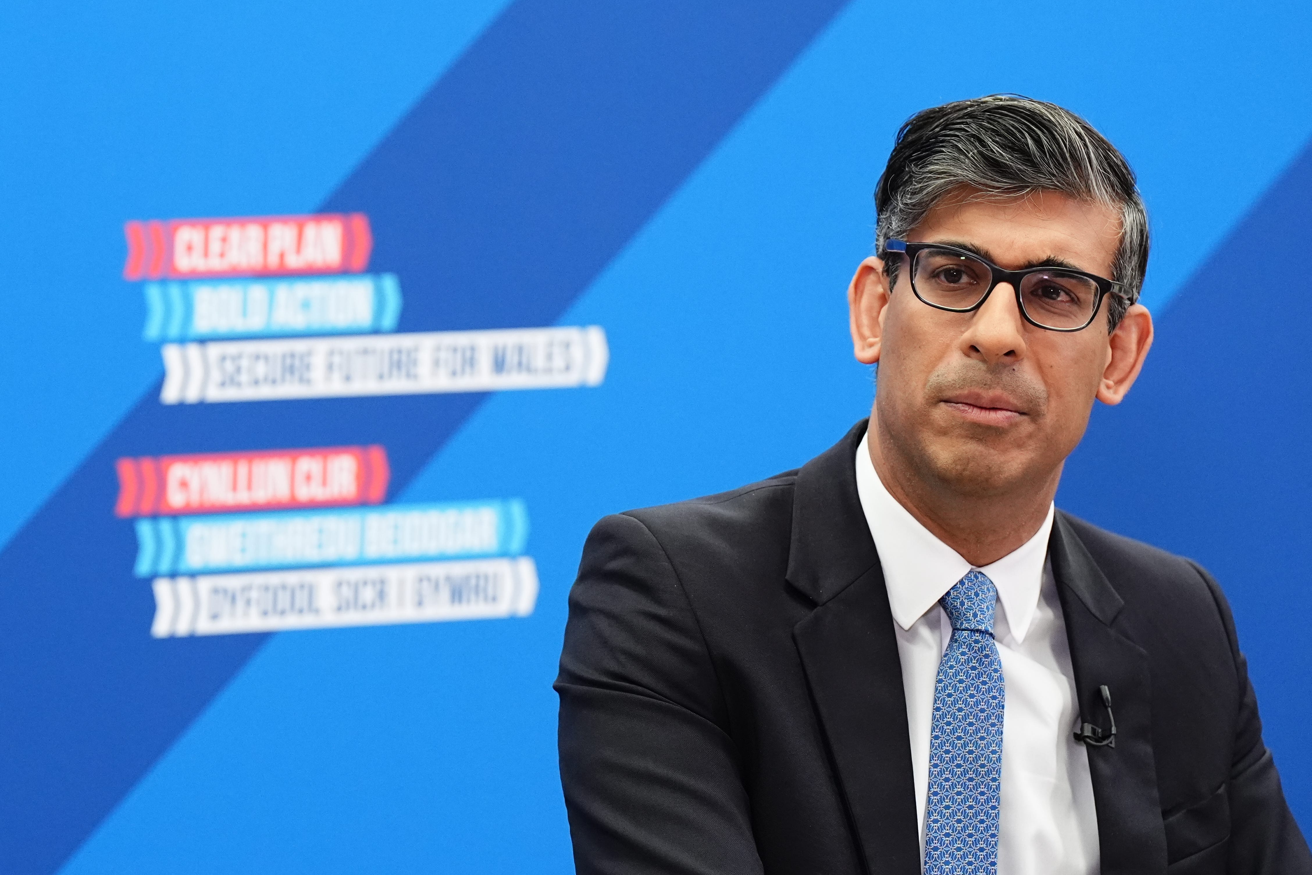 Rishi Sunak continues to face questions about on allegations Conservative candidates may have placed bets on the date of the General Election before he announced it (Aaron Chown/PA)