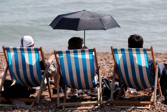 <p>Heatwaves could hit parts of the UK next week, the Met Office has said (Gareth Fuller/PA)</p>