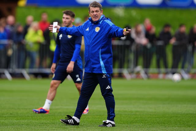 Assistant manager John Carver is looking for Scotland history (Andrew Milligan/PA)