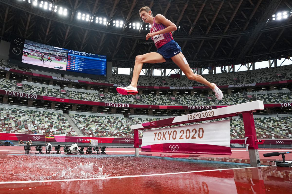 Steeplechaser Mason Ferlic shoots for the stars on the track and in his field as aerospace engineer