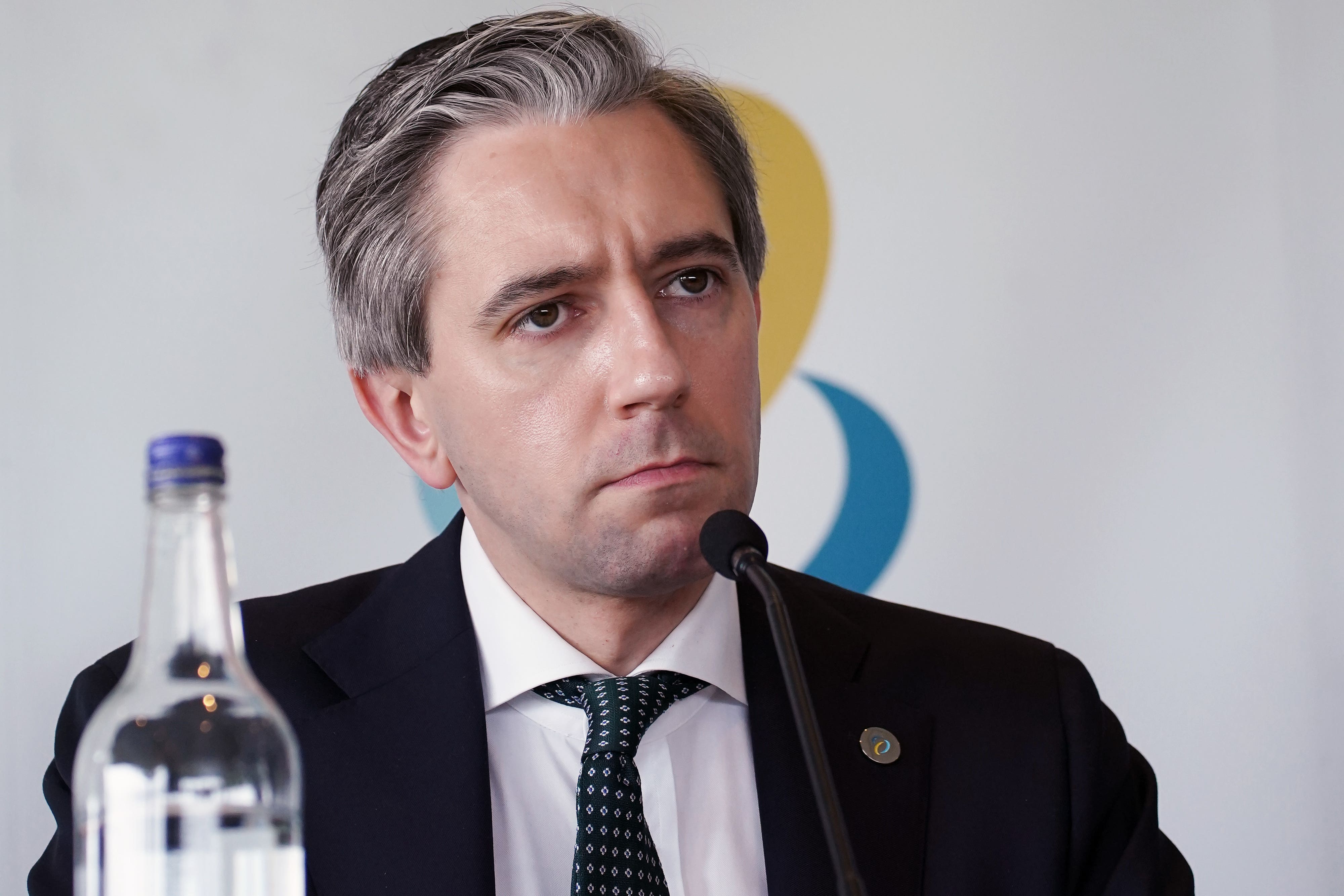 Taoiseach Simon Harris during the British-Irish Council summit at the Comis Hotel on the Isle of Man (Peter Byrne/PA)