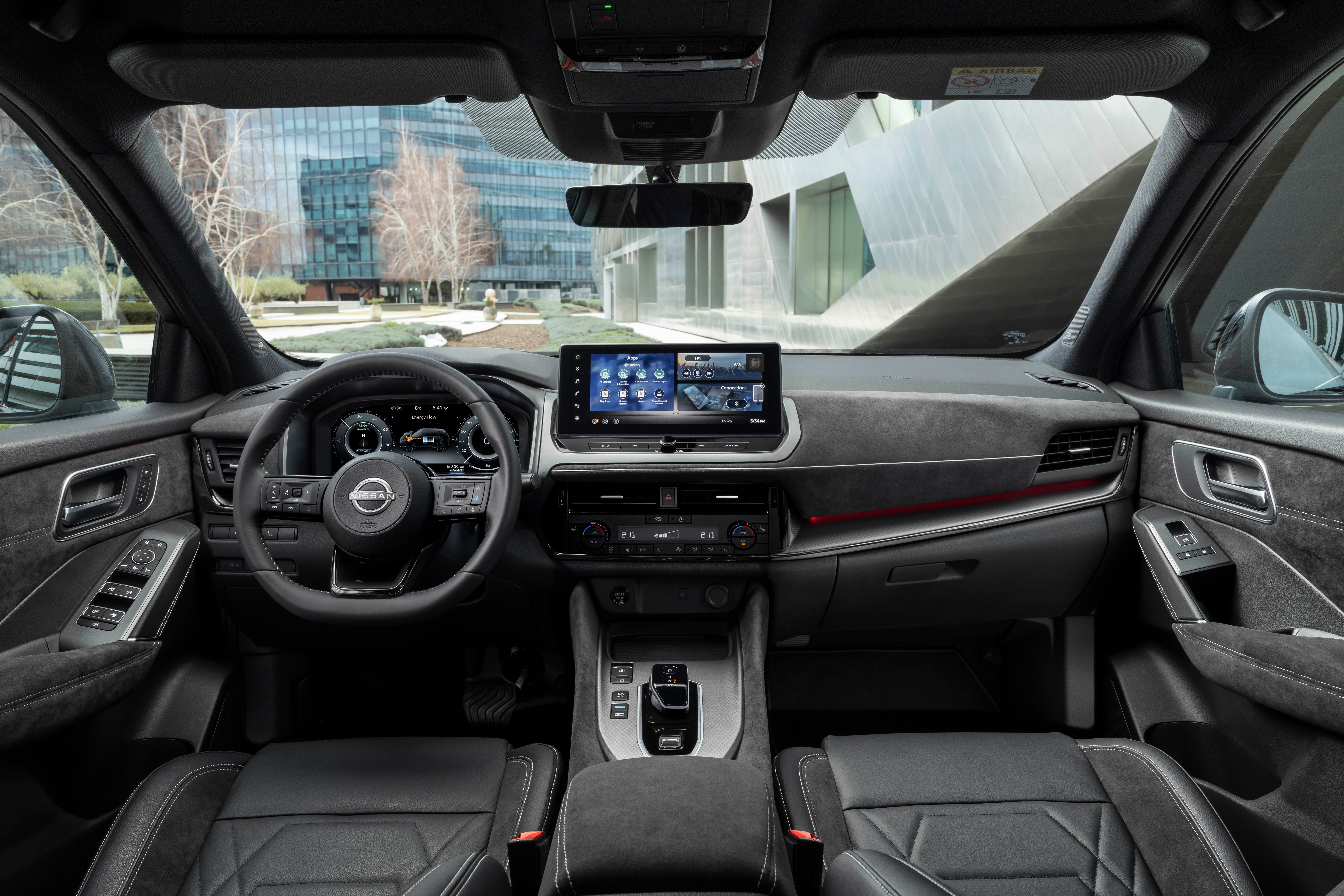 The driver’s spatial awareness is enhanced by 360-degree eight-point colour cameras