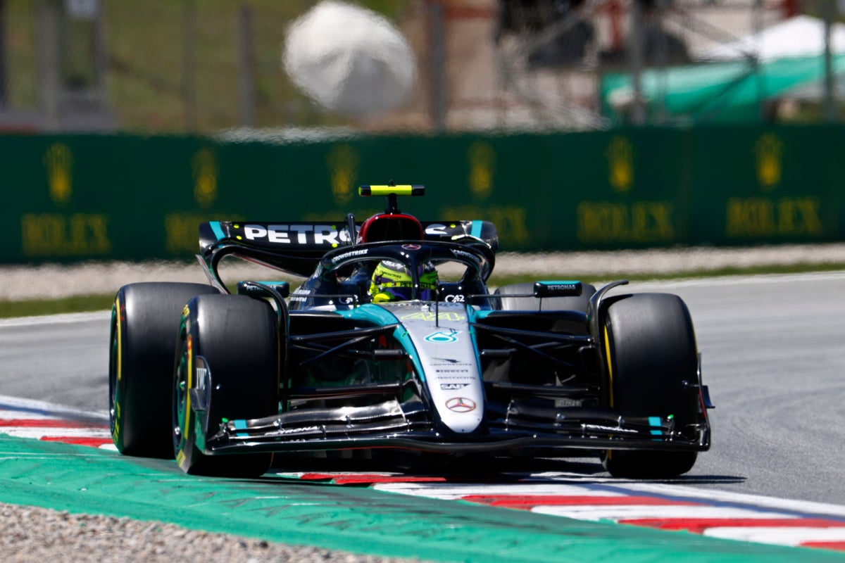 Lewis Hamilton sets pace in practice for Spanish Grand Prix