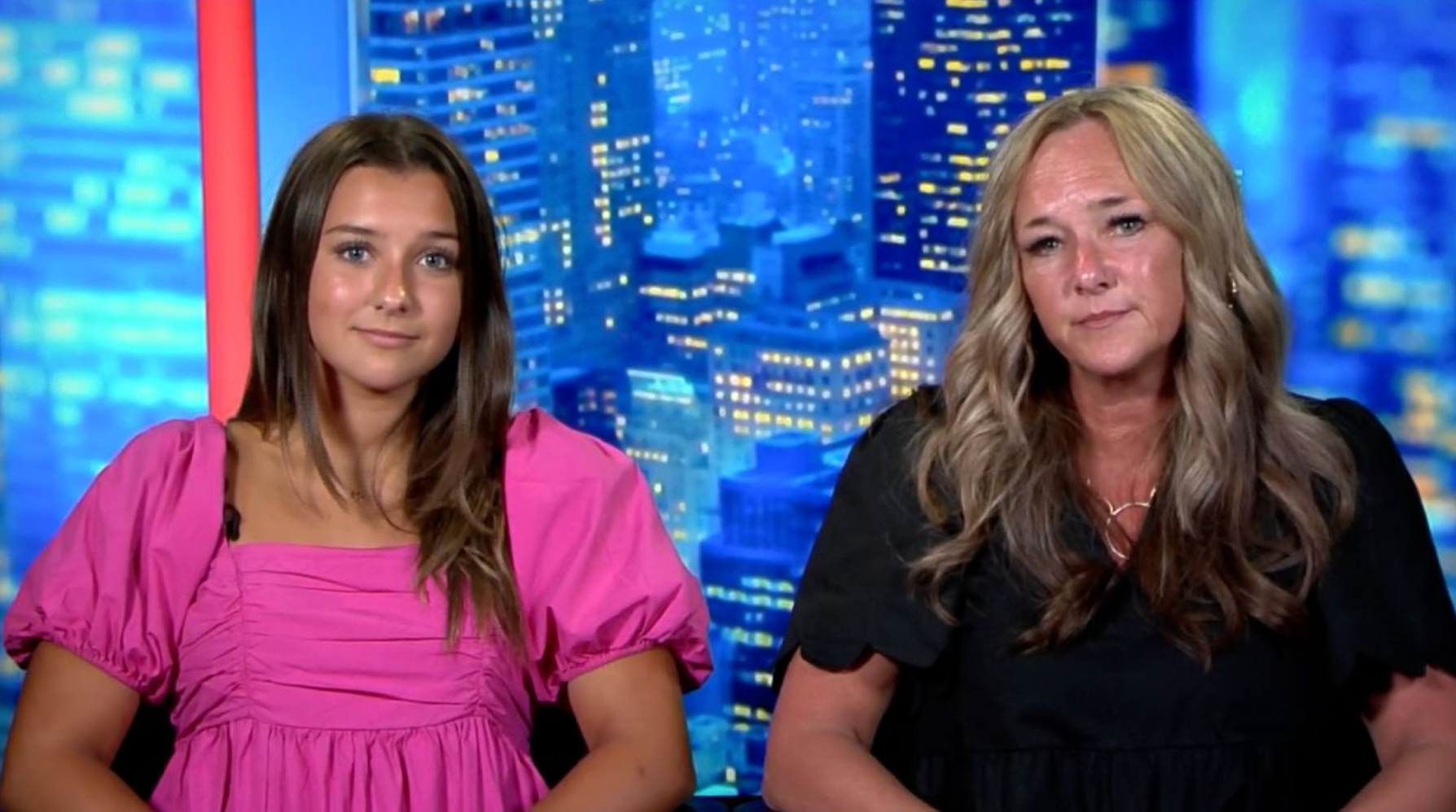 Elliston Berry (left) and her mother Anna McAdams (right) say federal protections are needed to protect victims of deep-fake porn. Berry was just 14 when a classmate distributed AI-generated nude images of her last year