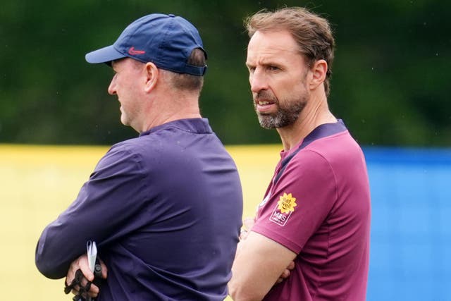 Gareth Southgate has plenty on his plate after England’s slow start to the Euros (Adam Davy/PA)