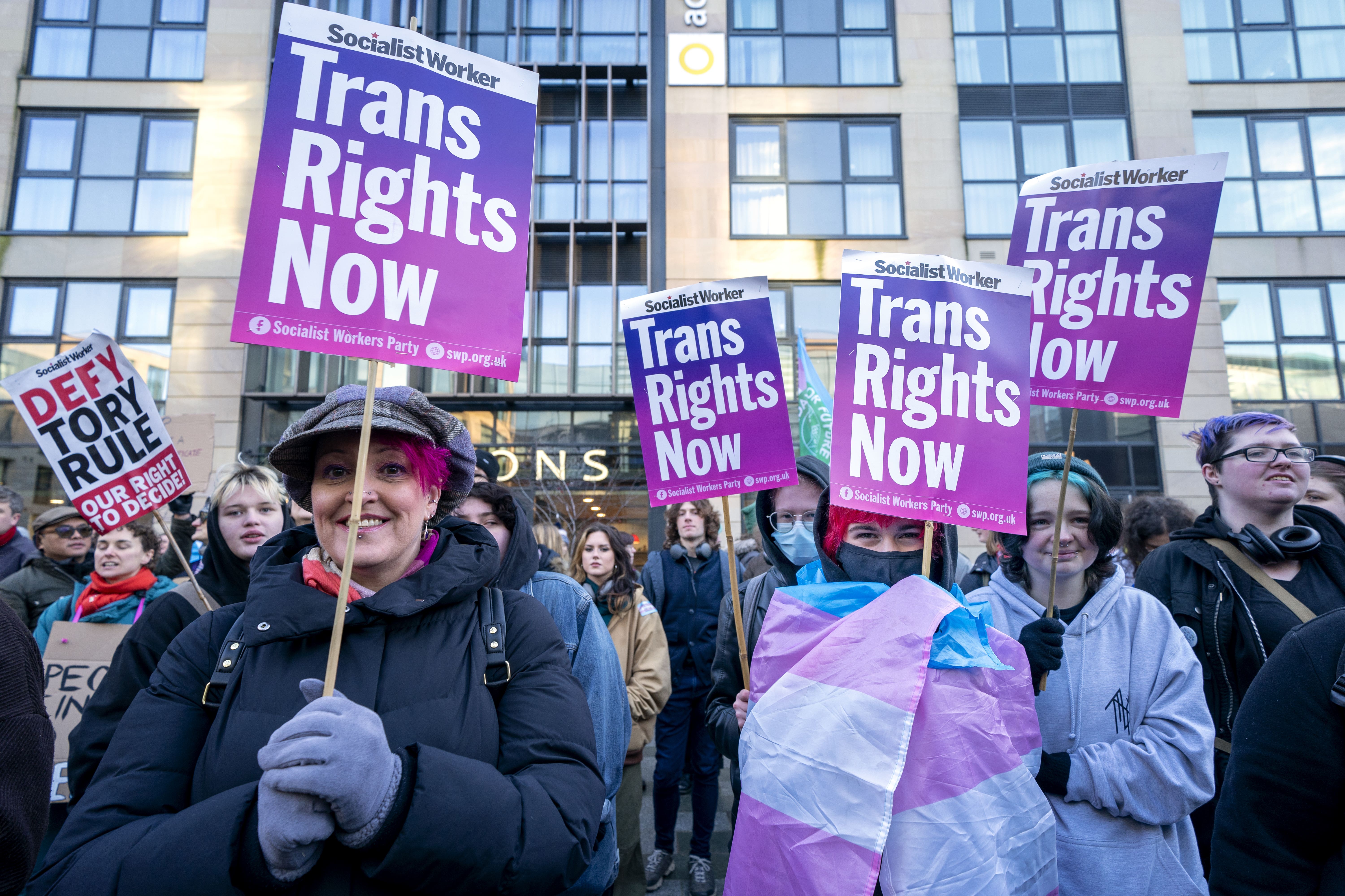 The Gender Recognition Reform (Scotland) Bill was blocked by the UK Government (Jane Barlow/PA)