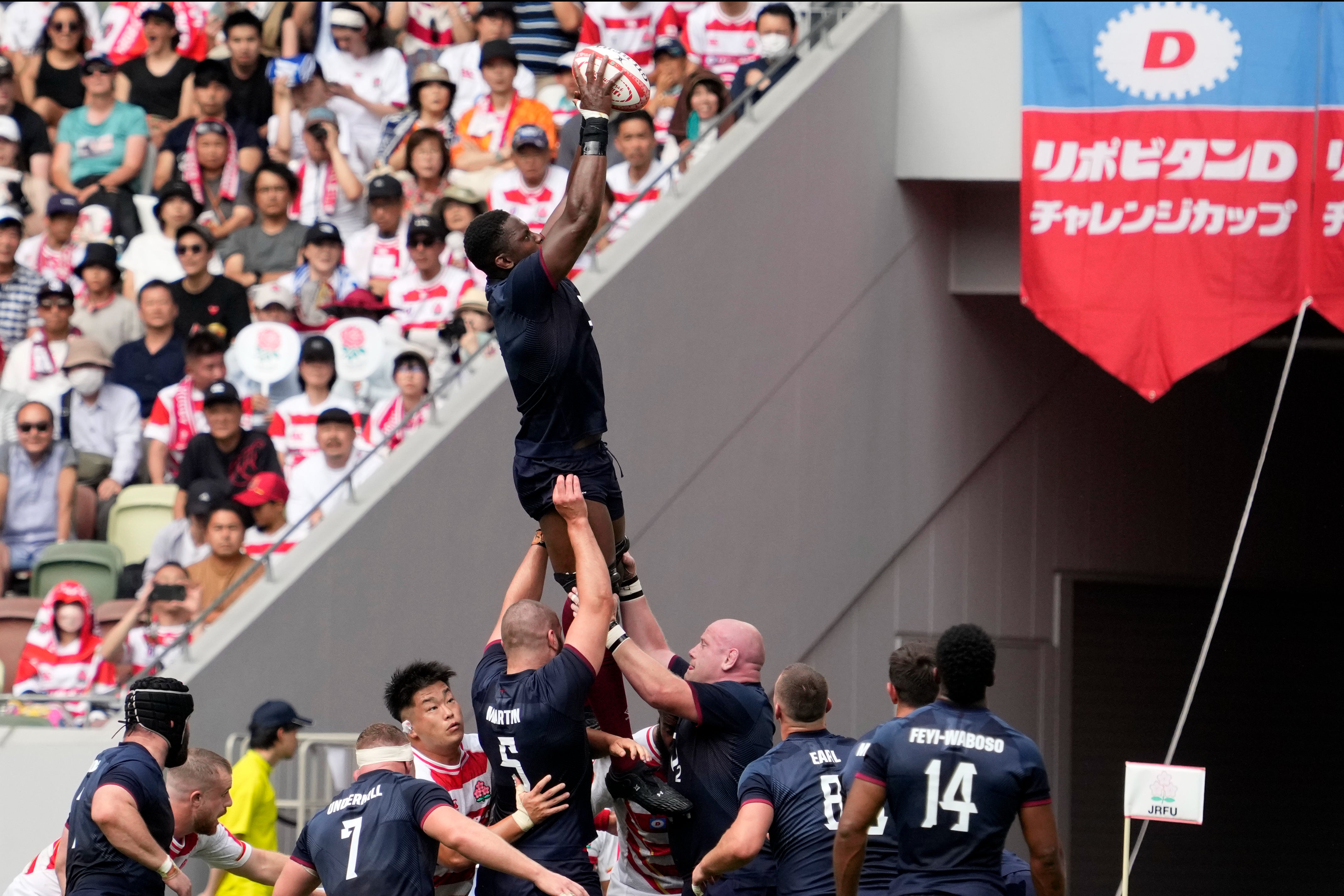 England have begun to edge the set-piece battles in Tokyo