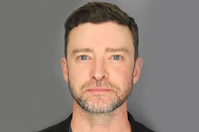 <p>Justin Timberlake’s booking photo. The former NSYNC member is planning to take a plea deal to avoid a drunk driving conviction, new reports reveal </p>