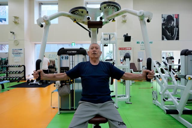 Japan Be Well Seniors Weight Training