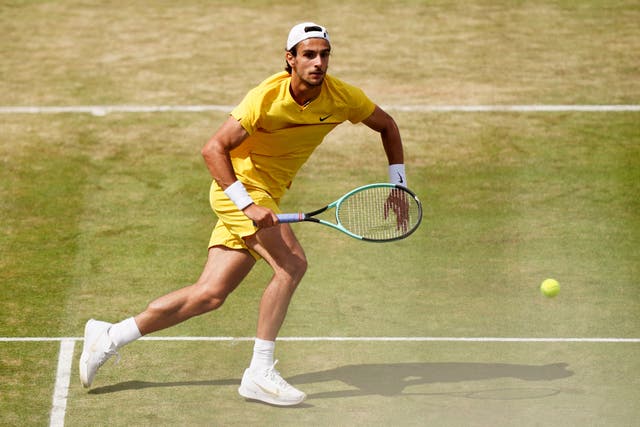 Lorenzo Musetti is through to the final at Queen’s (Zac Goodwin/PA)