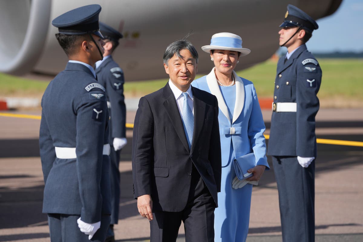 Emperor and Empress of Japan arrive in the UK ahead of a long-awaited state visit