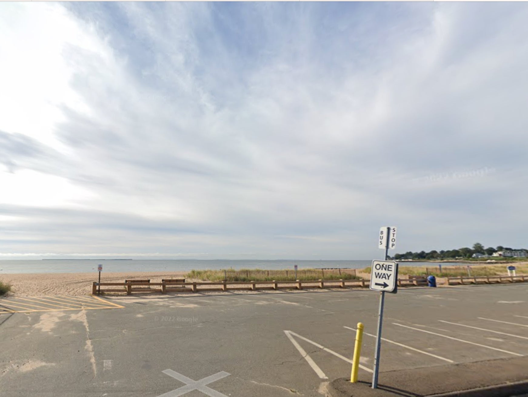 Ocean Ave and Dawson Ave in West Haven, CT where a police officer spotted a man ‘deliberately drowning’ his children