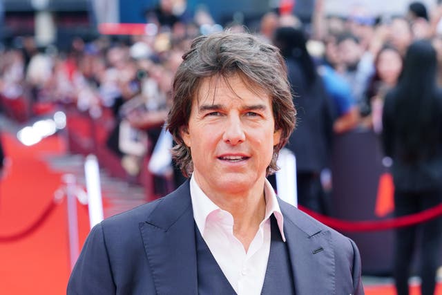 <p>Tom Cruise was spotted attending Taylor Swift’s Eras Tour in London </p>