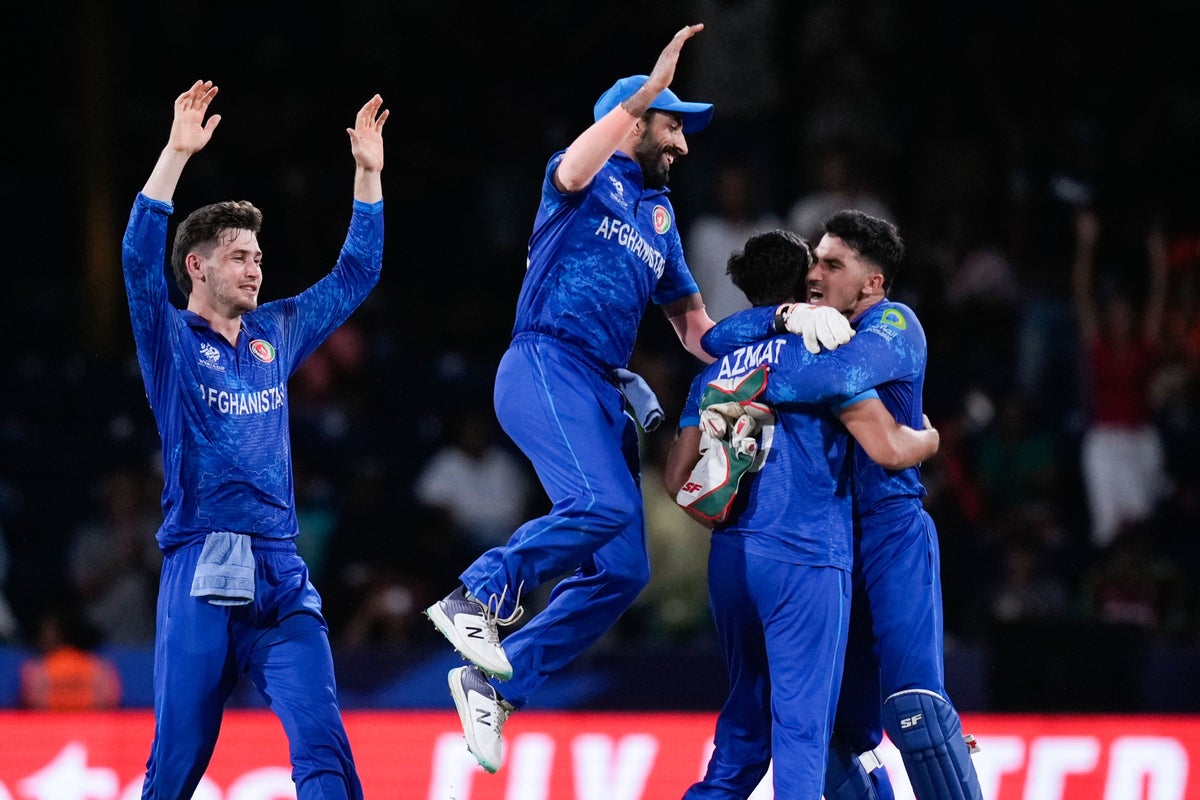 Afghanistan stun Australia to shake up race to T20 World Cup semi-finals