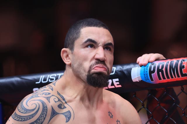<p>Robert Whittaker stopped Ikram Aliskerov with an uppercut in round one</p>