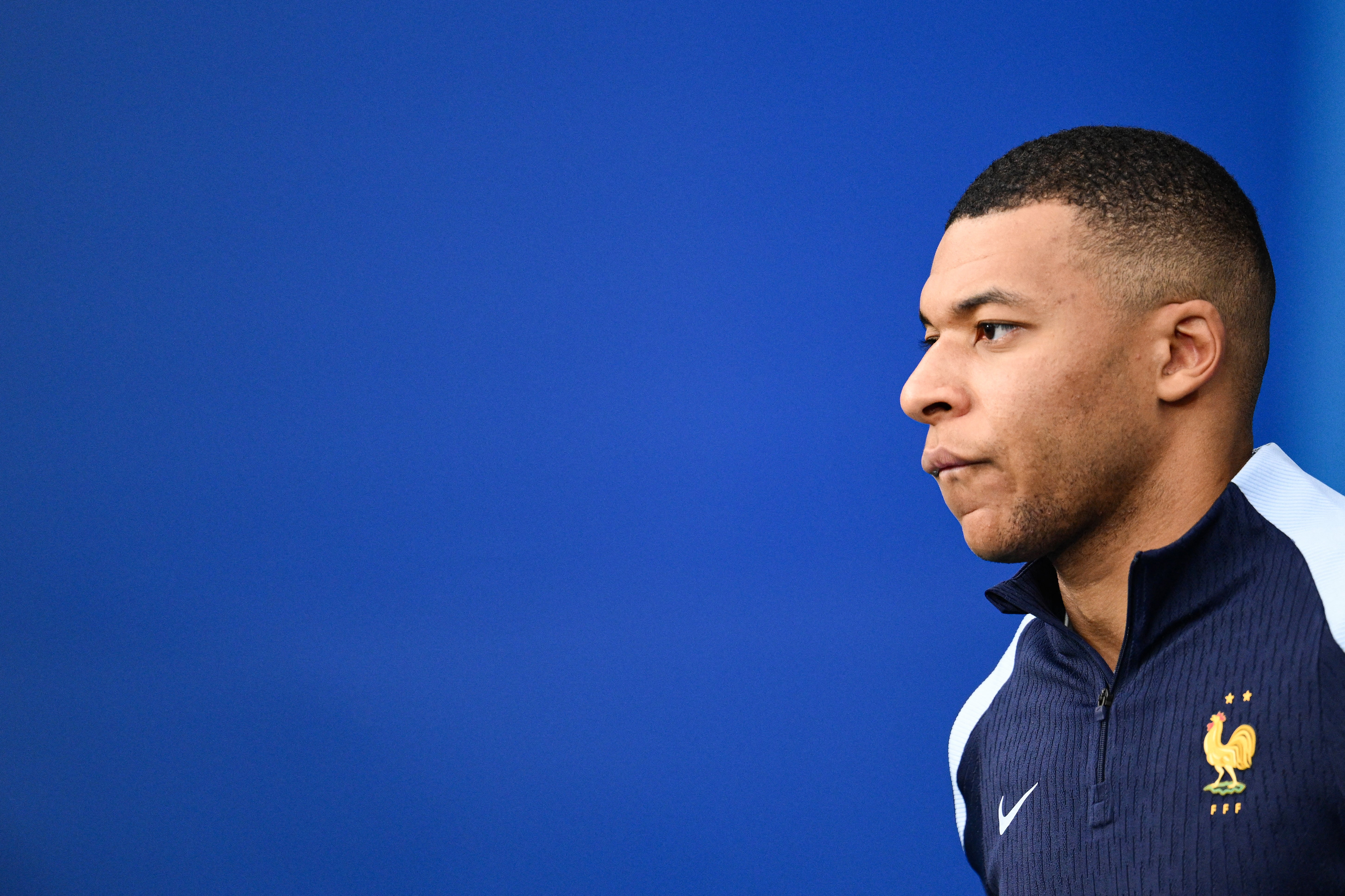 Kylian Mbappe was on the bench for France’s draw with Netherlands