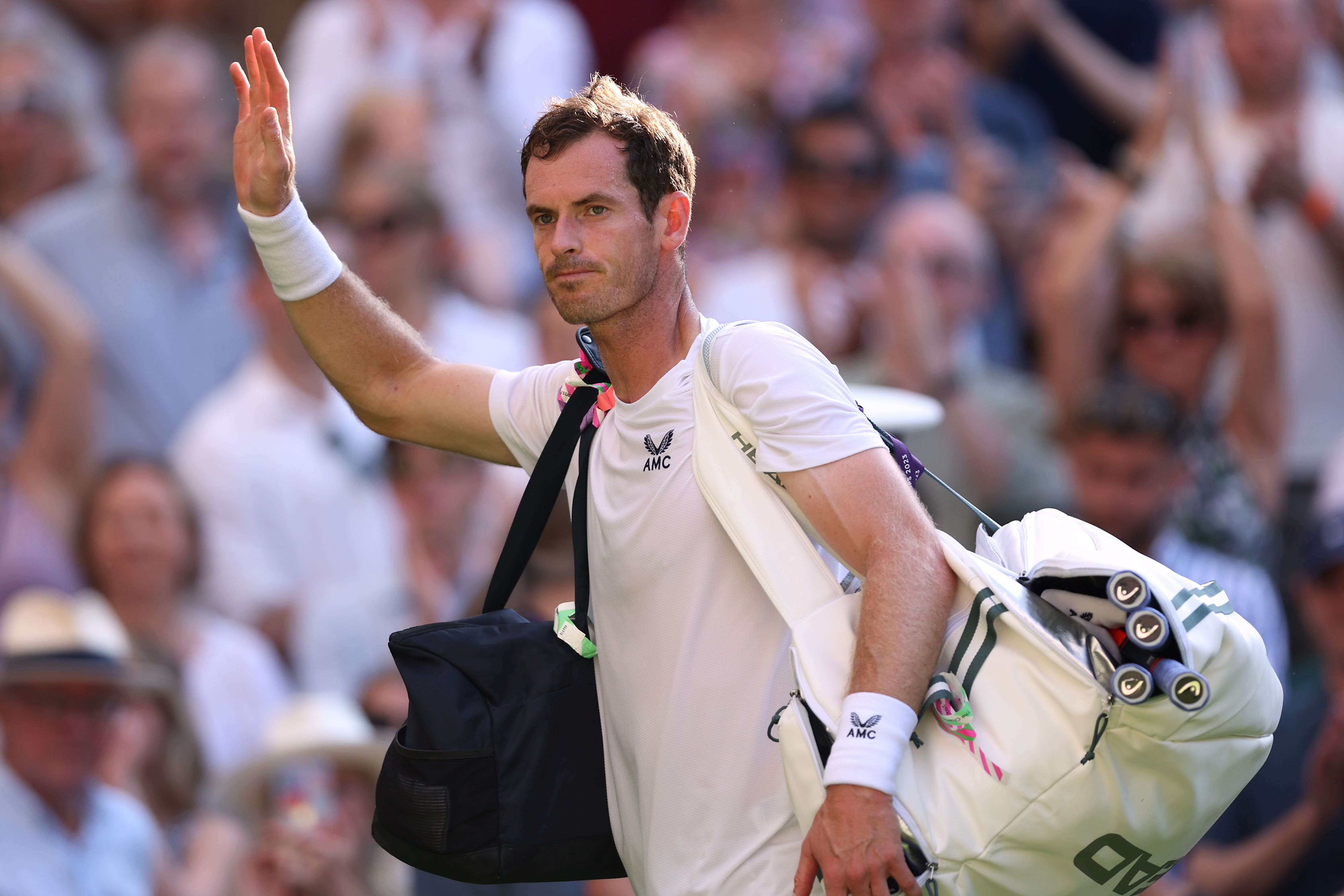 Andy Murray has withdrawn from the singles event at Wimbledon