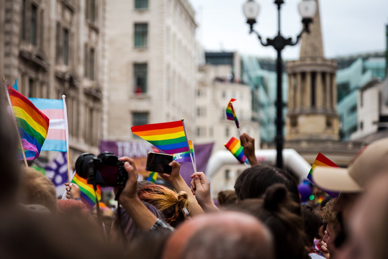 A quarter of lesbian and gay parents say their children have felt ‘upset or hurt by negative comments at school about LGBT+ people’.