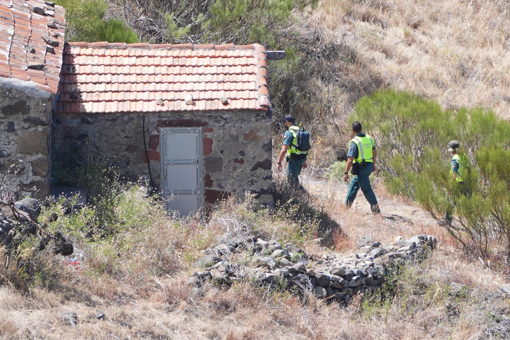 Outbuildings in the Masca valley have also been searched by police and sniffer dogs