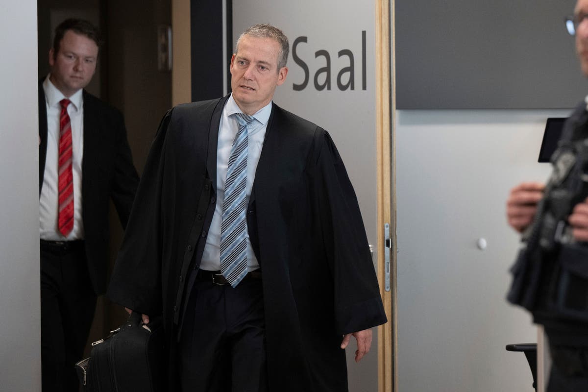 High-profile German far-right politician on trial again over alleged use of Nazi slogan