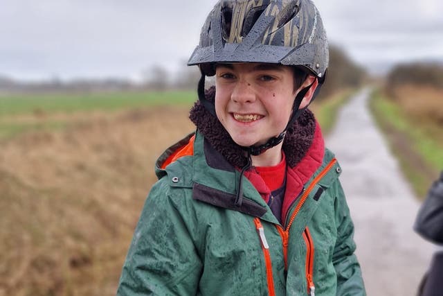 <p>Oran is now able to ride his bike after first ever child to have brain device fitted for epilepsy </p>