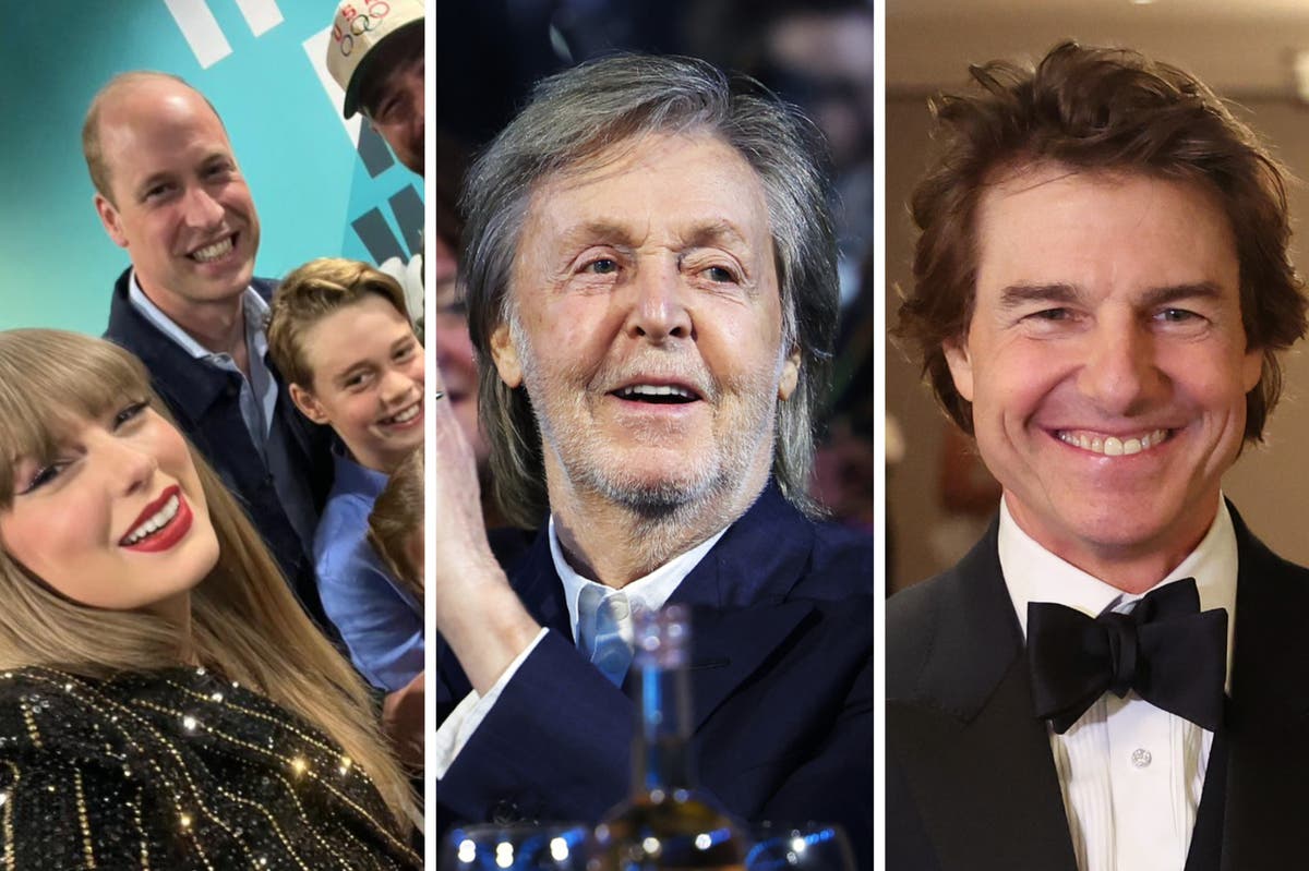 Prince William, Paul McCartney, Tom Cruise and Emily Maitlis: All the stars at London&rsquo;s Taylor Swift concerts