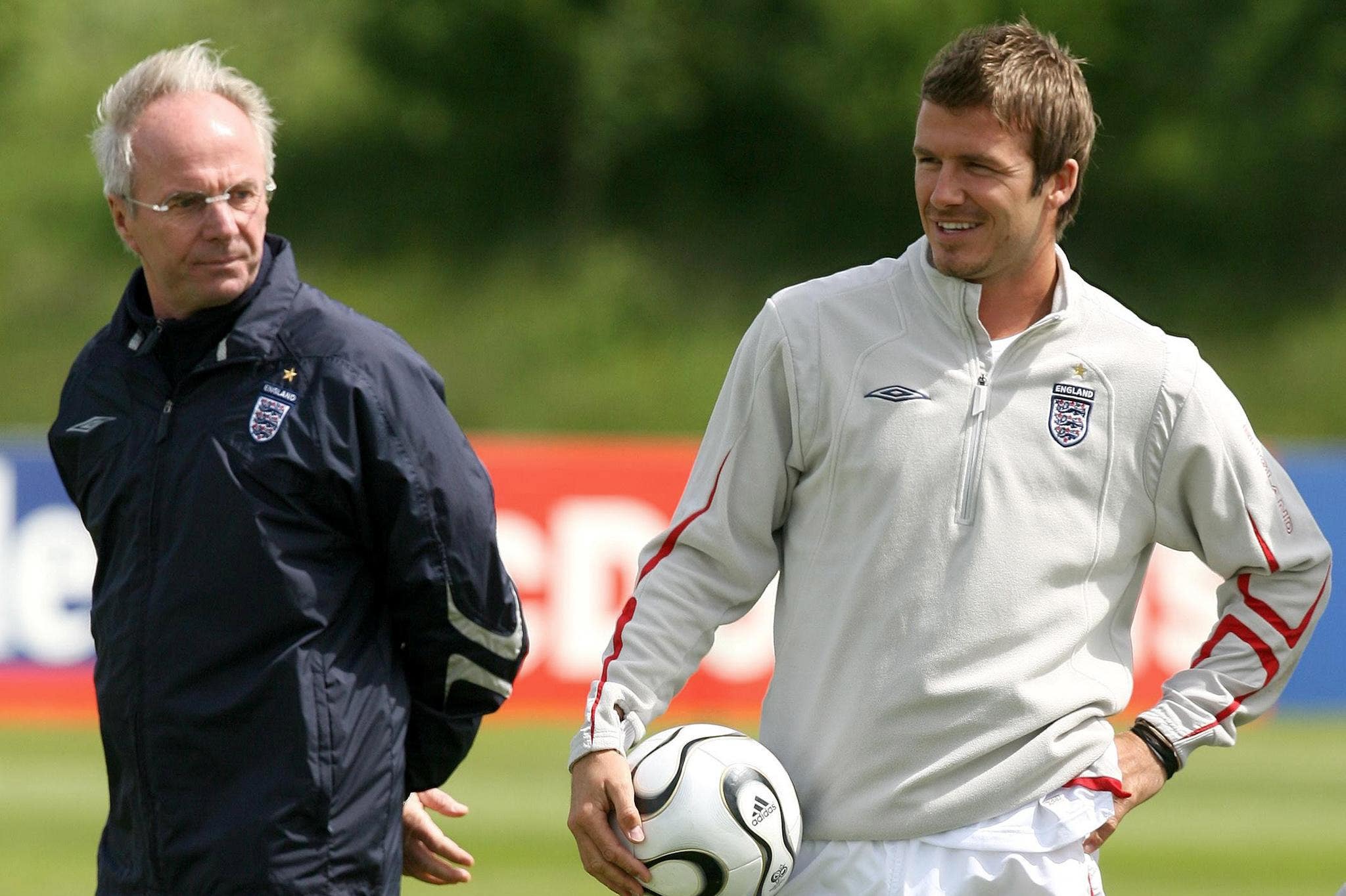 David Beckham paid a visit to ex-England boss Sven-Goran Eriksson, who has terminal cancer (Martin Rickett/PA)