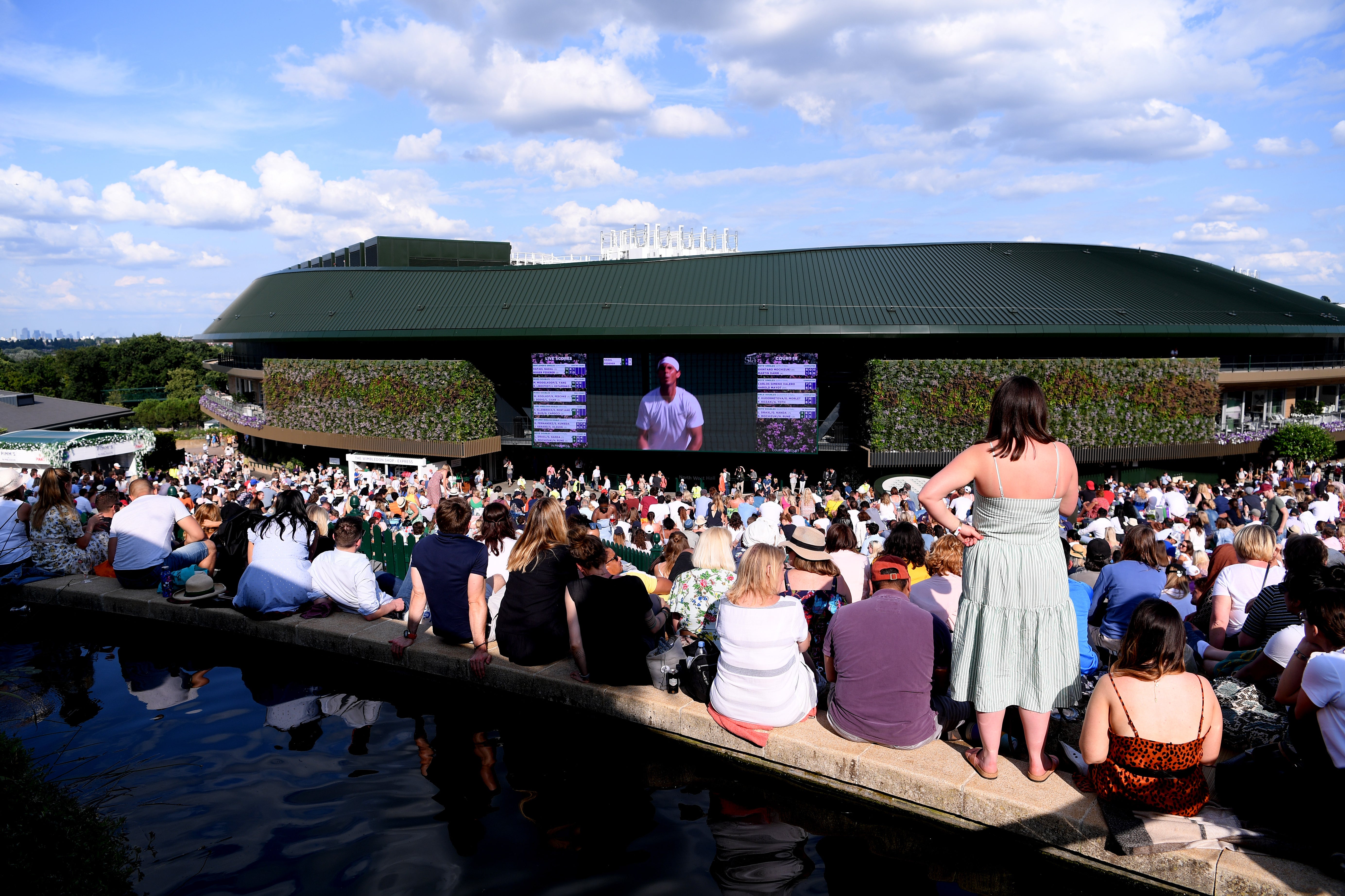 Wimbledon spectators are permitted to bring in one bottle of wine or champagne